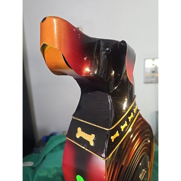 DECO BREEZE Decorative Dog Figurine Metal Electric Fan - 18" - Picture 8 of 8